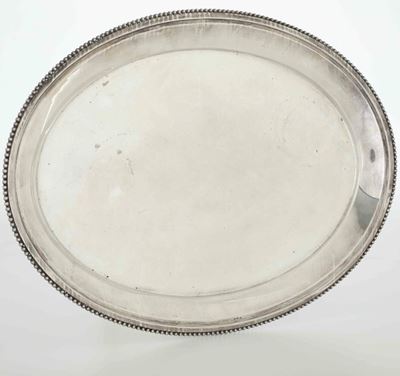 Vassoio. Argenteria Italiana del XX Secolo, Argentiere Ricci & C., Alessandria