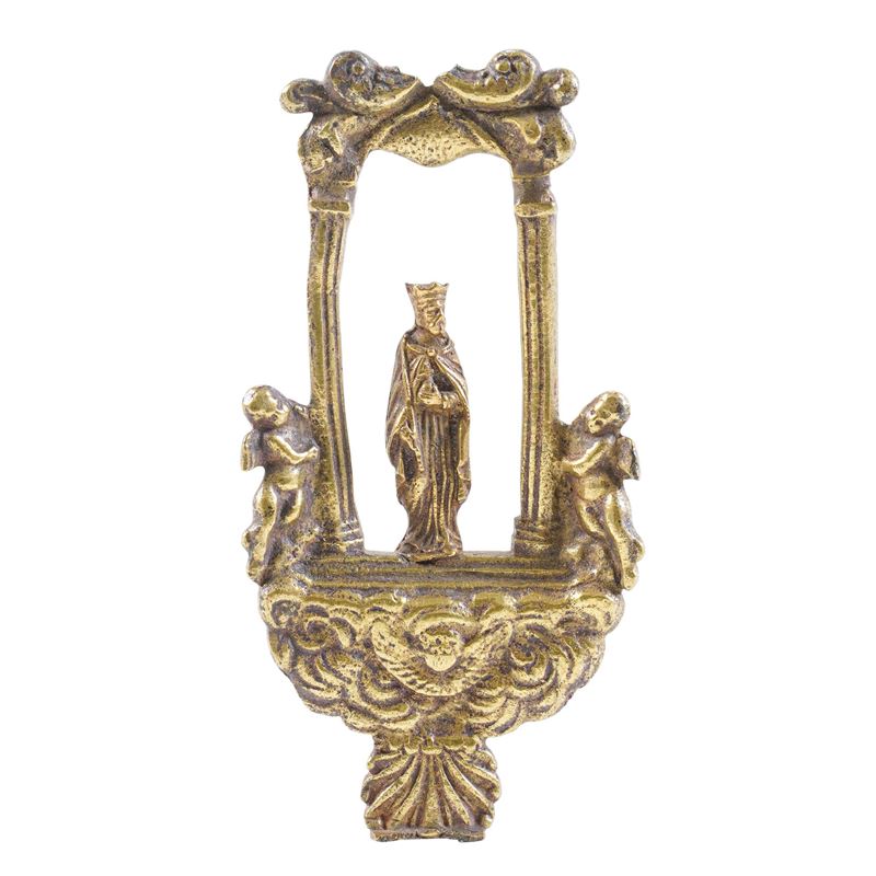 Cristo Re. Fonditore d'oltralpe del XVII secolo  - Auction Sculpture and Works of Art - Cambi Casa d'Aste