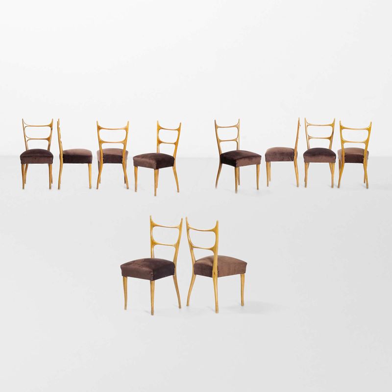 Guglielmo Ulrich : Dieci sedie  - Asta Design Lab - Cambi Casa d'Aste