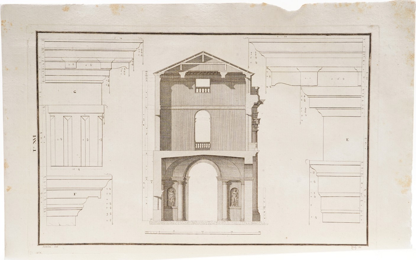 Bertotti Scamozzi Ottavio le Fabbriche e i Disegni di Andrea Palladio, Raccolti e Illustrati da O...