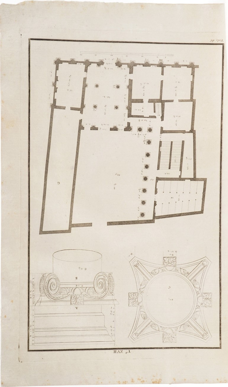 Bertotti Scamozzi Ottavio le Fabbriche e i Disegni di Andrea Palladio, Raccolti e Illustrati da O...