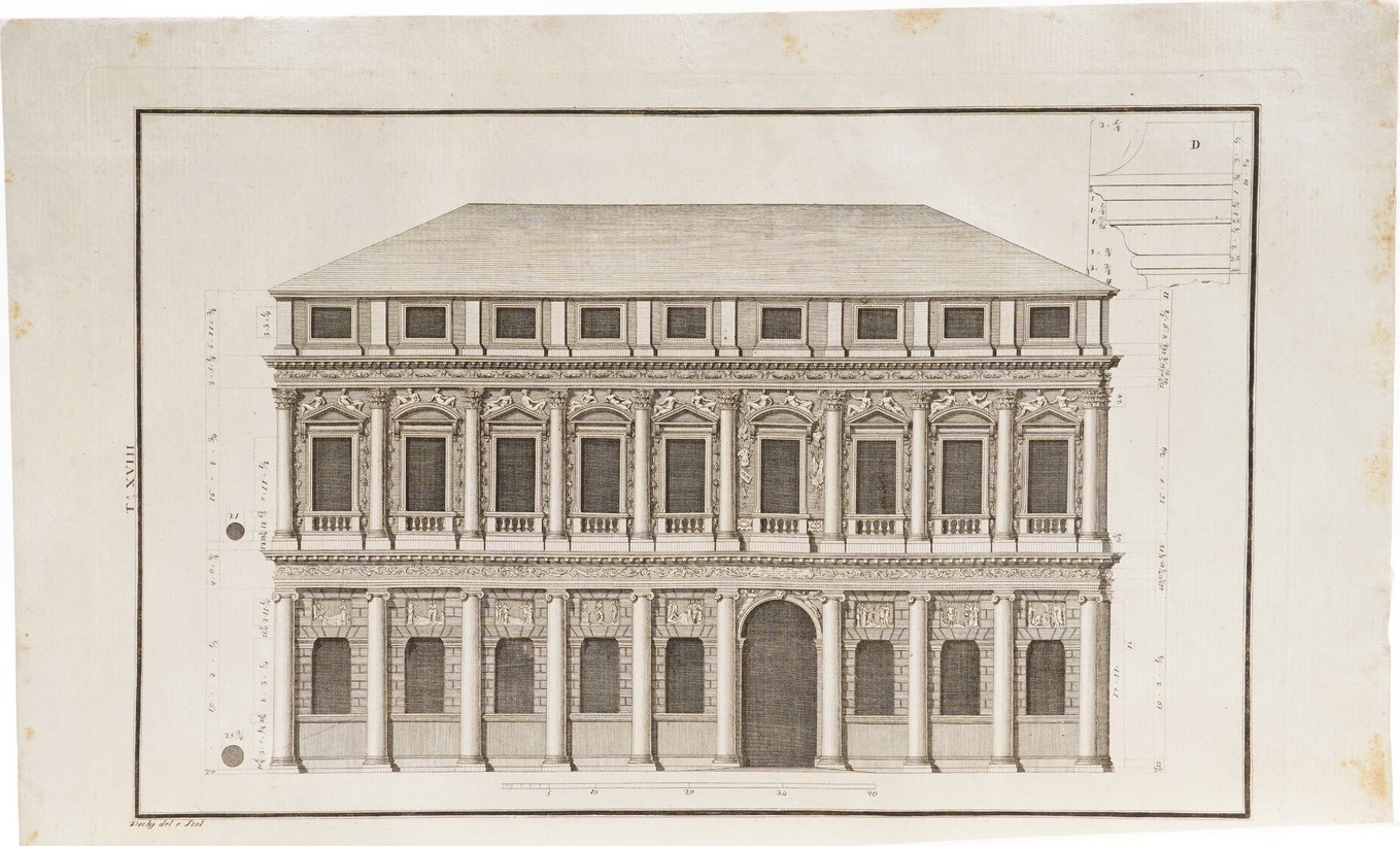 Bertotti Scamozzi Ottavio le Fabbriche e i Disegni di Andrea Palladio, Raccolti e Illustrati da O...