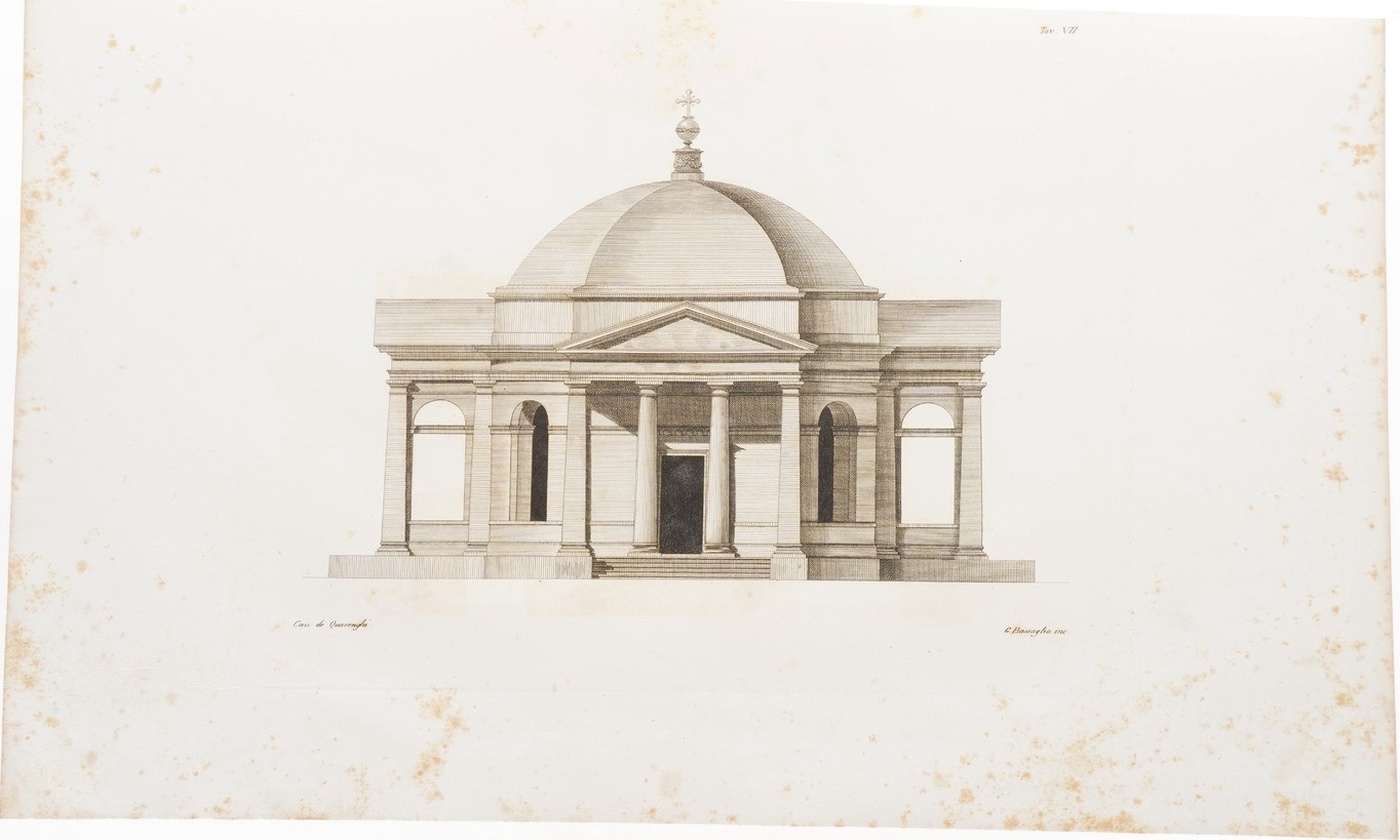 Quarenghi Giacomo Fabbriche e Disegni di Giacomo Quarenghi, Architetto di s.M. Imperatore di Russ...