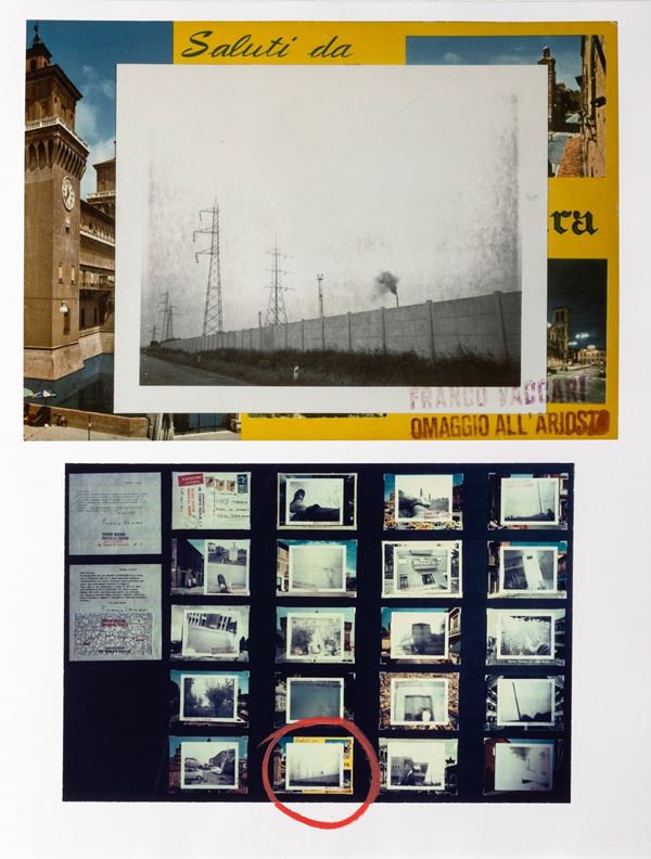 Franco Vaccari - Esposizione in tempo reale n°8 Omaggio all'Ariosto, 5 dal volume Esposizioni in tempo reale, 1974