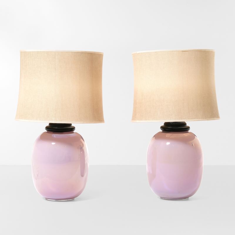 Tommaso Barbi : Due lampade da tavolo  - Asta Design - Cambi Casa d'Aste