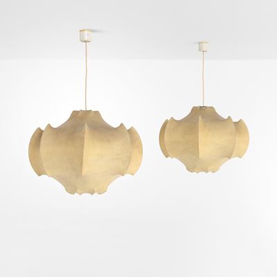 Due Lampade a Sospensione Mod. Viscontea