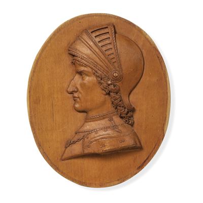 Testa di Guerriero (alessandro Magno ?). Siena Fine XIX Secolo, Reca Iscrizione "egidio Andrerani...