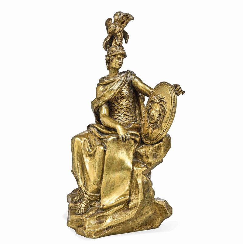 Minerva. Fonditore francese neoclassico del XVIII-XIX secolo  - Auction Sculpture and Works of Art - Cambi Casa d'Aste