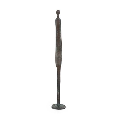 Scultura in bronzo, personaggio stilizzato, XX secolo