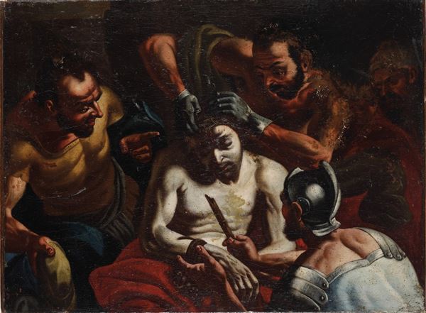 Scuola del XVIII secolo L'incoronazione di spine