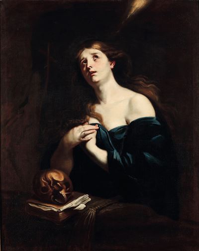 Maddalena in estasi, olio su tela
