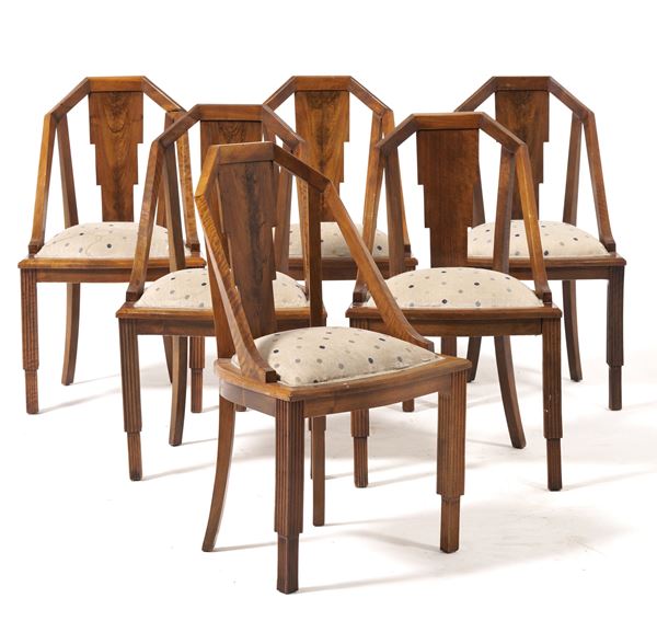 Gruppo di sei sedie, XX secolo
