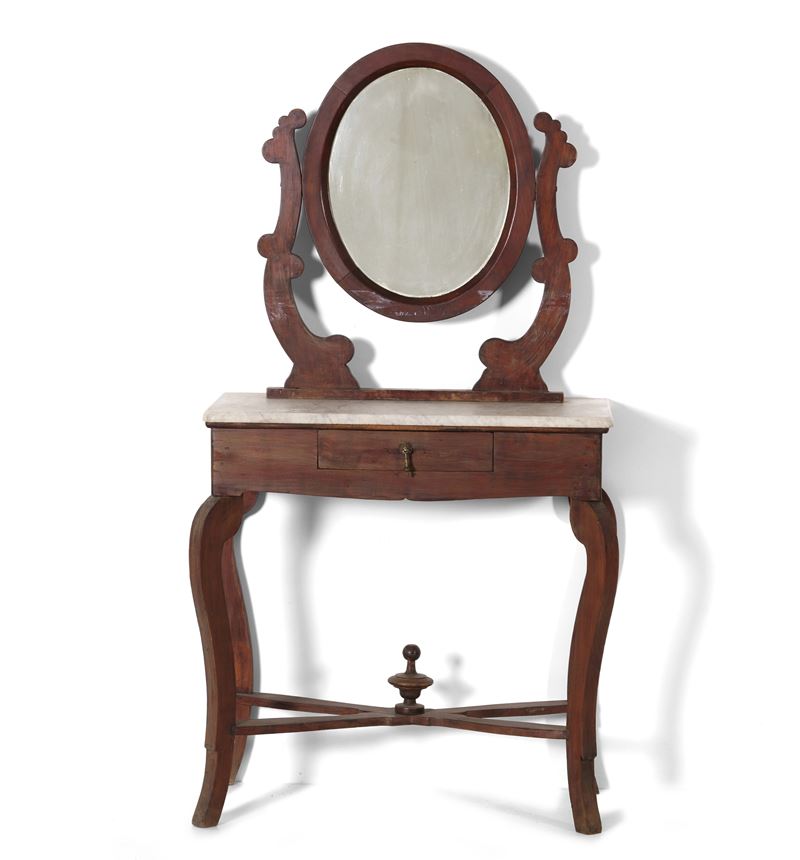 Toeletta con specchio. XX secolo  - Auction Antique - Cambi Casa d'Aste