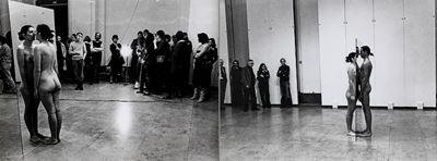 Lotto Formato da Due Fotografie Marina Abramovic - Ulayballance Proof, 8 Dicembre 1977