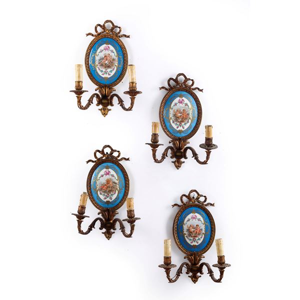 Quattro appliques, XX secolo.