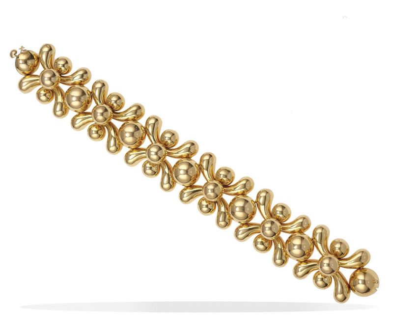 Gold bracelet  - Auction Vintage Jewellery - Cambi Casa d'Aste