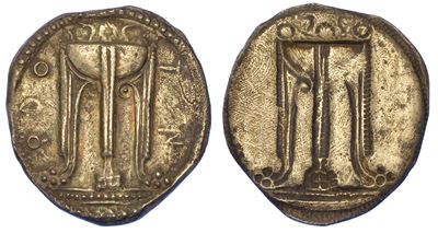 Bruttium - Crotone. Nomos, 550-480 a.C.