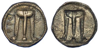 Bruttium - Crotone. Nomos, 550-480 a.C.