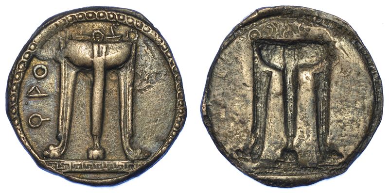 BRUTTIUM - CROTONE. Nomos, 550-480 a.C.  - Auction Numismatics - Cambi Casa d'Aste