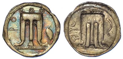 Bruttium - Crotone. Nomos, 550-480 a.C.