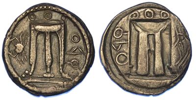 Bruttium - Crotone. Nomos, 550-480 a.C.