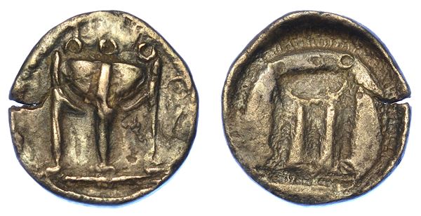BRUTTIUM - CROTONE. Dracma, 550-480 a.C.