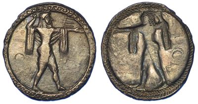 Lucania - Poseidonia. Nomos, 520-500 a.C.