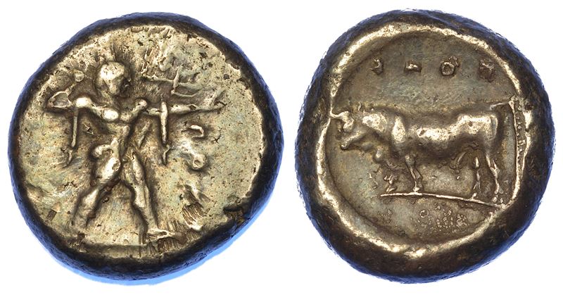LUCANIA - POSEIDONIA. Nomos, 480-400 a.C.  - Auction Numismatics - Cambi Casa d'Aste