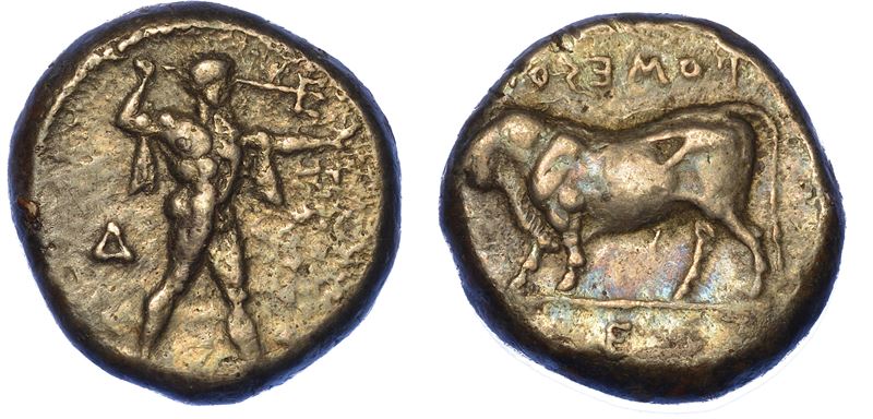 LUCANIA - POSEIDONIA. Nomos, 480-400 a.C.  - Asta Numismatica - Cambi Casa d'Aste