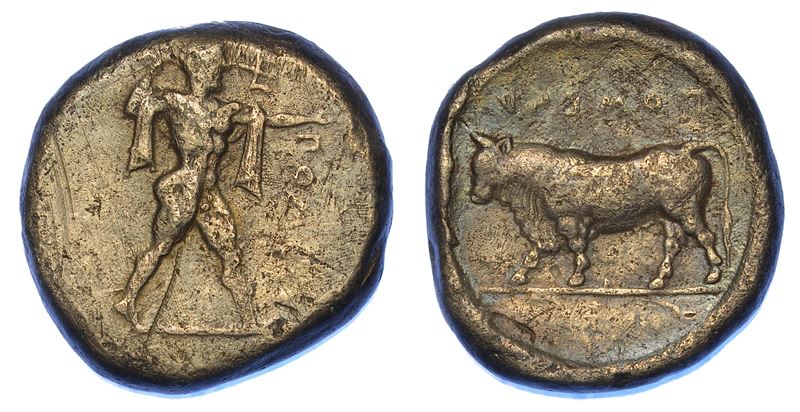 LUCANIA - POSEIDONIA. Nomos, 480-400 a.C.  - Auction Numismatics - Cambi Casa d'Aste