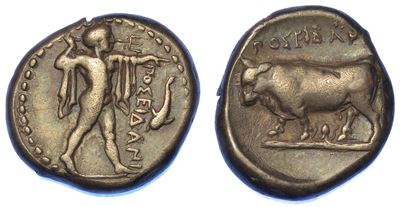 Lucania - Poseidonia. Nomos, 480-400 a.C.