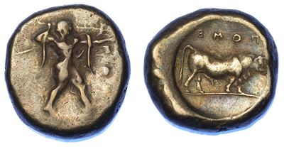 Lucania - Poseidonia. Nomos, 480-400 a.C.