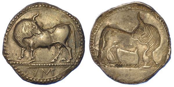 LUCANIA - SIBARI. Nomos, 550-510 a.C.