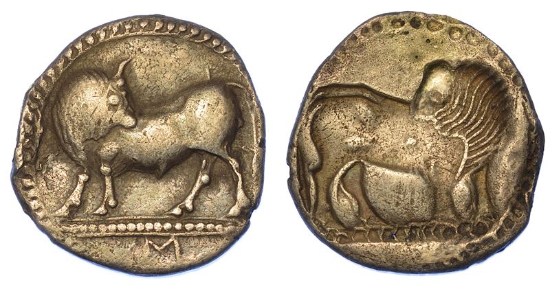 LUCANIA - SIBARI. Terzo di nomos, 550-510 a.C.  - Asta Numismatica - Cambi Casa d'Aste