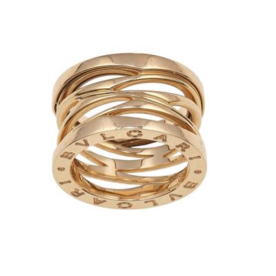 Zaha Hadid, Anello “B.zero1” per Bulgari in oro rosa 750/1000