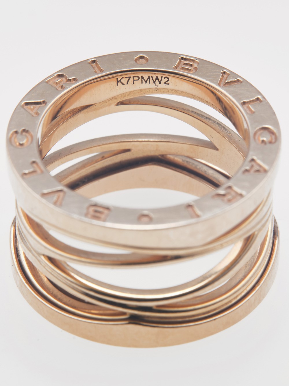 Zaha Hadid, Anello “B.zero1” per Bulgari in oro rosa 750/1000