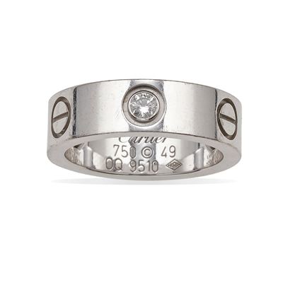 Cartier. Anello “love” con Diamanti