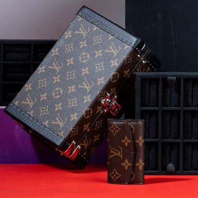 Louis Vuitton Cofanetto Portagioie con Piccola Pochettina, in Canvas Monogram, Nos