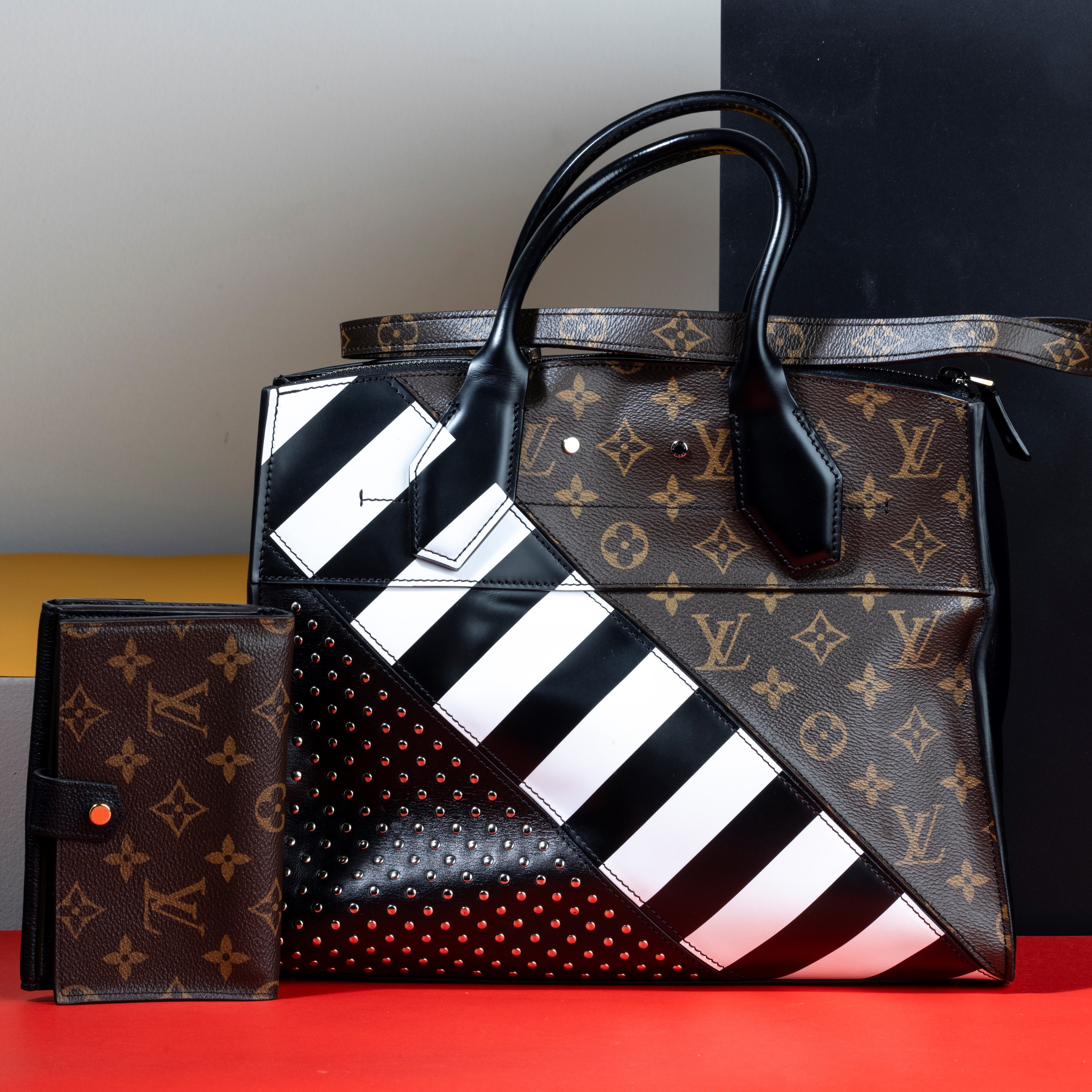 Louis Vuitton Calfskin City Steamer Monogram Canvas Collection in Parte Tela Monogram e in Parte ...