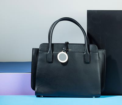 Bulgari Borsa in Pelle Nera Tote, con Interno in Pelle Verde, Codice Identificativo Sap Code 2812...