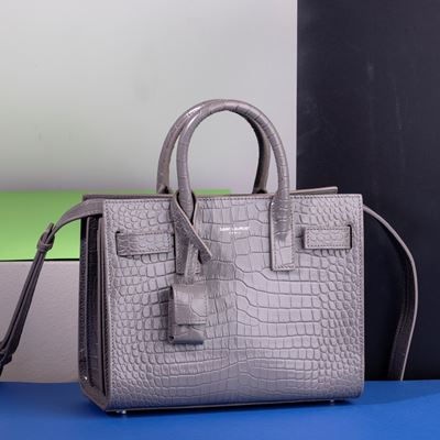 Saint Laurent Tote Bag in Pelle Lavorata con Tarcolla, Nos, Dustbag