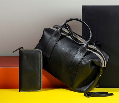 Brunello Cucinelli Borsa Oversize in Pelle Martellata, con Applicazione di Fasce Brillantinate e ...