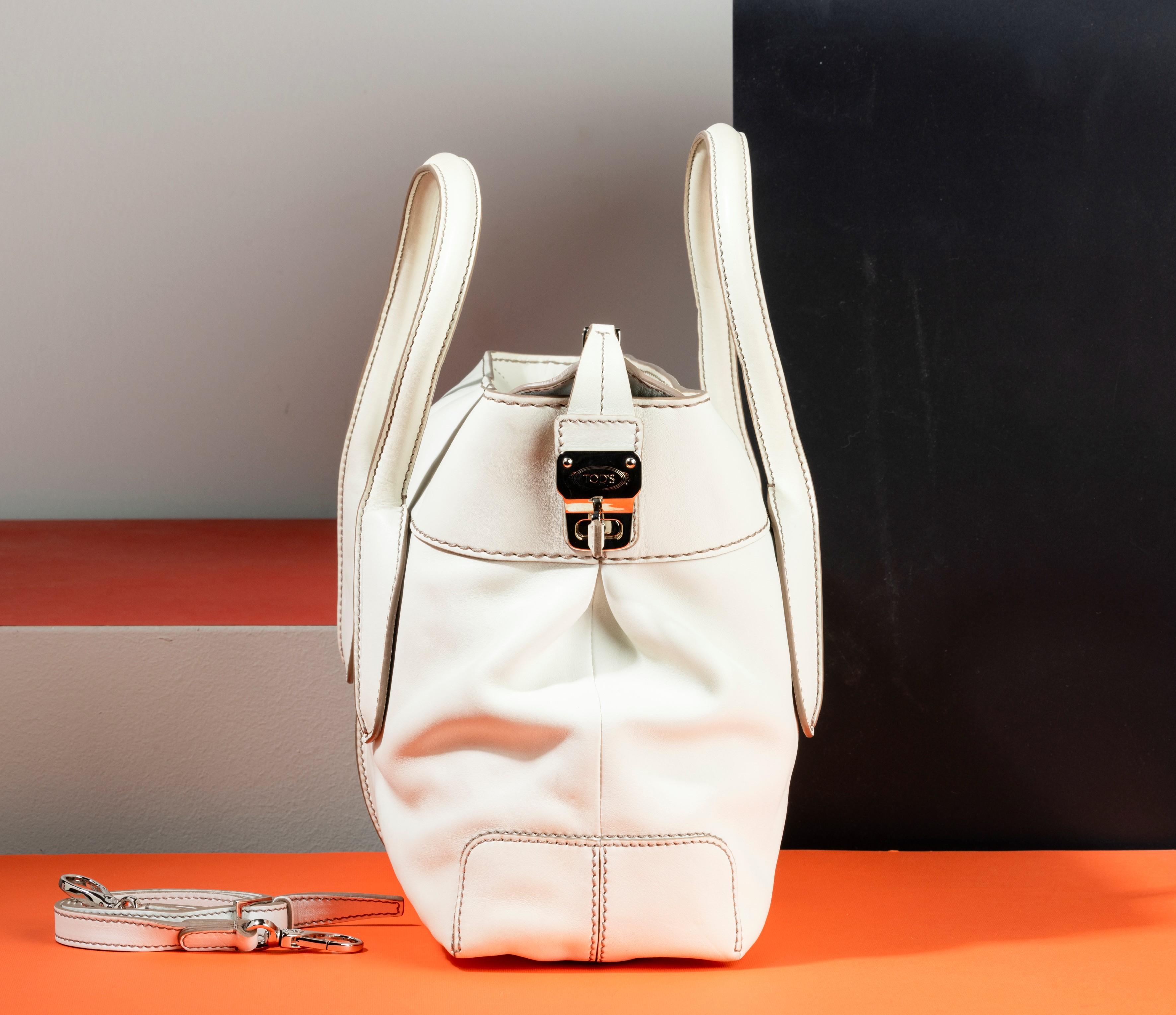 Tods’ Borsa in Pelle con Tracolla, Difetti, in Buone Condizioni, Dustbag