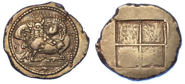 MACEDONIA - AKANTHOS. Tetradracma, 470-430 a.C.