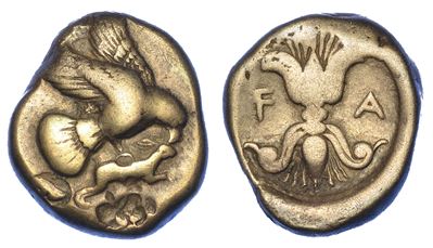 Elide - Olimpia. Statere, 440-430 a.C.
