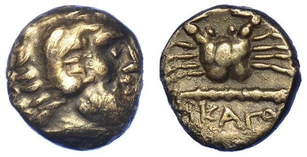 ISOLE DELLA CARIA - COS. Dracma, 285-258 a.C.