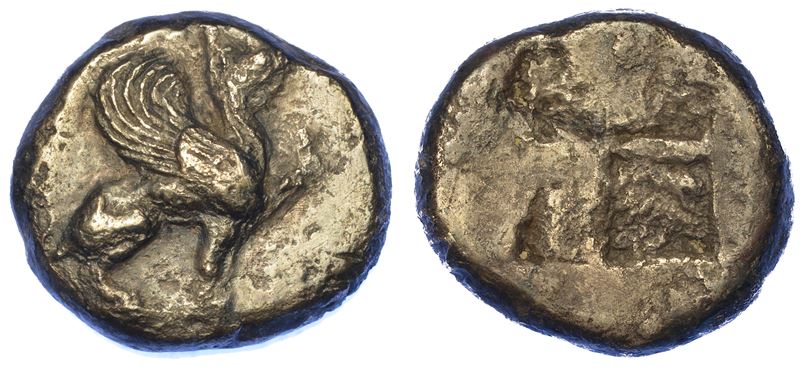 IONIA - THEOS. Statere, 450-425 a.C.  - Asta Numismatica - Cambi Casa d'Aste