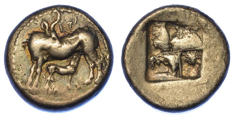 MACEDONIA - ENNEA ODOI? Statere, 500-480 a.C.  - Auction Numismatics - Cambi Casa d'Aste