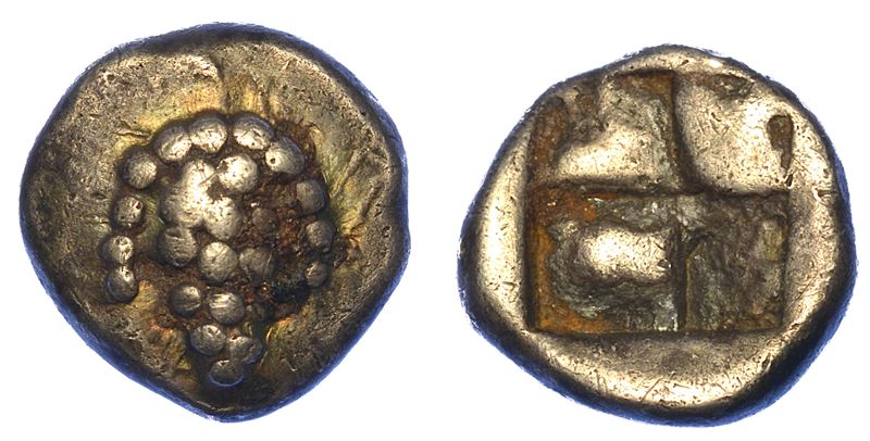 REGIONE TRACO-MACEDONE, Incerto. Emidracma o Tetrobolo, 520-500 a.C.  - Asta Numismatica - Cambi Casa d'Aste