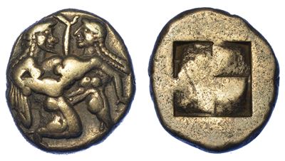 Isole al Largo della Tracia - Thasos. Statere, 500-463 a.C.